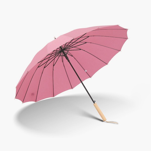 파스텔 장우산 (핑크)